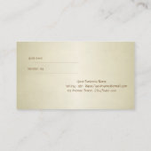 Moderne Berufliche Lips-Referenzkarte Empfehlungskarte (Rückseite)