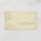 Moderne Berufliche Lotus Simple Referrkarte Empfehlungskarte (Rückseite)