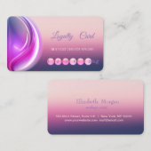 Moderne Berufliche Loyalitätskarte Treuekarte (Vorne/Hinten)