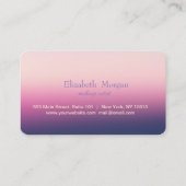 Moderne Berufliche Loyalitätskarte Treuekarte (Rückseite)