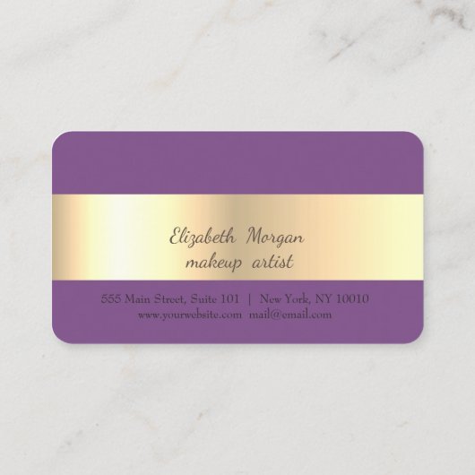 Moderne, Berufliche Loyalty Card Treuekarte (Rückseite)