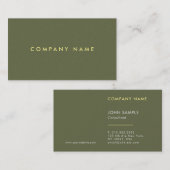 Moderne Berufliche Luxus Perle Finish Elegante Visitenkarte (Vorne/Hinten)