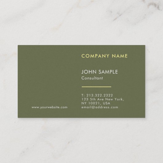 Moderne Berufliche Luxus Perle Finish Elegante Visitenkarte (Rückseite)