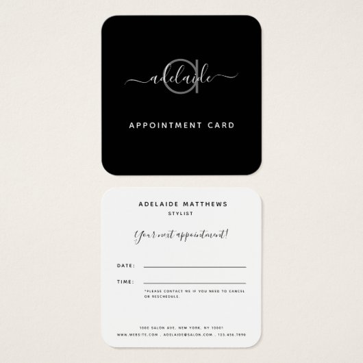 Moderne Berufliche Makeup Salon Stellenkarte (Vorne & Hinten)