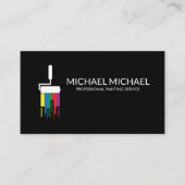 Moderne Berufliche Malereinrichtung Visitenkarte (Vorderseite)