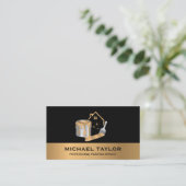 Moderne Berufliche Malereinrichtung Visitenkarte (Stehend Vorderseite)