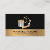 Moderne Berufliche Malereinrichtung Visitenkarte (Vorderseite)