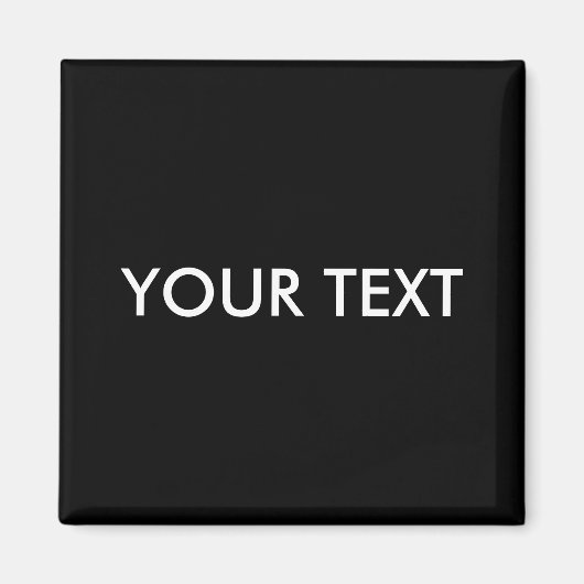 Moderne, Berufliche Markenbezeichnung Schwarz Magnet (Vorne)