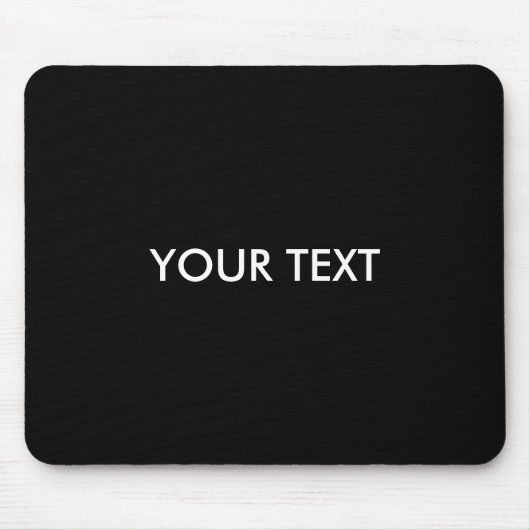 Moderne, Berufliche Markenbezeichnung Schwarz Mousepad (Vorne)