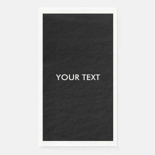 Moderne, Berufliche Markenbezeichnung Schwarz Serviette (Vorderseite)