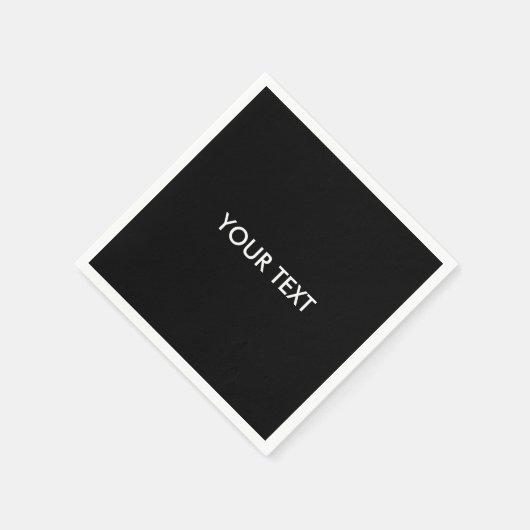 Moderne, Berufliche Markenbezeichnung Schwarz Serviette (Ecke)