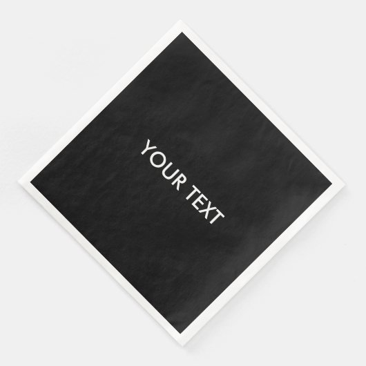 Moderne, Berufliche Markenbezeichnung Schwarz Serviette (Ecke)