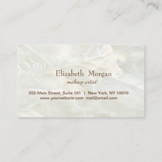 Moderne Berufliche Marmor-, Gold Frame Loyalitätsk Treuekarte