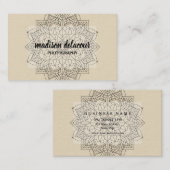 Moderne Berufliche Minimalistisch Rustikale Visitenkarte (Vorne/Hinten)