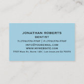 Moderne Berufliche Minimalistische Führungskraft G Visitenkarte (Rückseite)