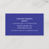 Moderne Berufliche Minimalistische Führungskraft G Visitenkarte (Rückseite)