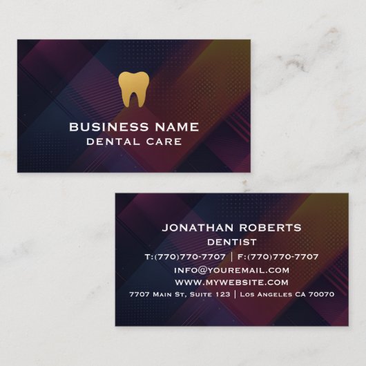 Moderne Berufliche Minimalistische Führungskraft G Visitenkarte (Vorne/Hinten)