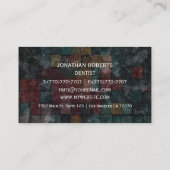 Moderne Berufliche Minimalistische Führungskraft G Visitenkarte (Rückseite)