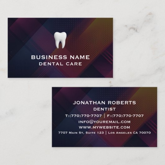 Moderne Berufliche Minimalistische Führungskraft G Visitenkarte (Vorne/Hinten)