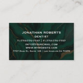 Moderne Berufliche Minimalistische Führungskraft G Visitenkarte (Rückseite)