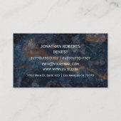 Moderne Berufliche Minimalistische Führungskraft G Visitenkarte (Rückseite)