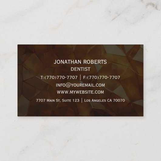 Moderne Berufliche Minimalistische Führungskraft G Visitenkarte (Rückseite)