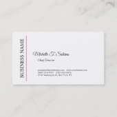 Moderne, Berufliche, Minimalistische Schlichte Anw Visitenkarte (Vorderseite)