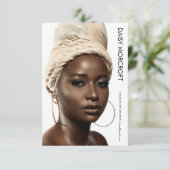 Moderne Berufliche Modell-Foto-Composite-Karte Karte (Stehend Vorderseite)