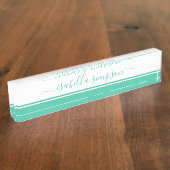 Moderne Berufliche Münze Namensplakette (Seite)