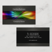 moderne berufliche Netzgeschäftskarte Visitenkarte (Vorne/Hinten)