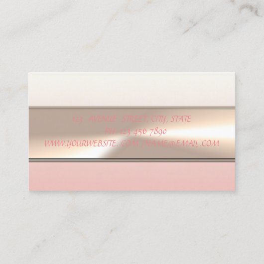 Moderne Berufliche ,Palm-Blätter,Blätter,Blume Visitenkarte (Rückseite)