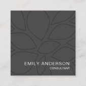 Moderne Berufliche Personalisierte QR-Visitenkarte Quadratische Visitenkarte (Vorderseite)