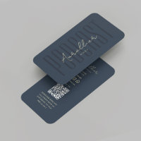 Moderne Berufliche Podcast Talk Show Host Blue