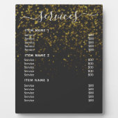 Moderne Berufliche Preisliste Fotoplatte (Vorderseite)