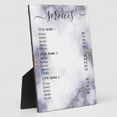 Moderne Berufliche Preisliste Fotoplatte (Seite)