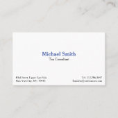 Moderne Berufliche Premium Thick Business Card Visitenkarte (Vorderseite)