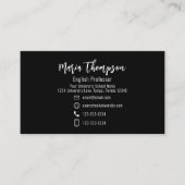 Moderne Berufliche QR-Code Soziale Medien Visitenkarte (Vorderseite)