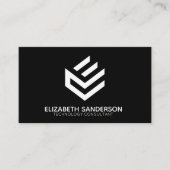 Moderne Berufliche QR CODE-Visitenkarte Visitenkarte (Vorderseite)