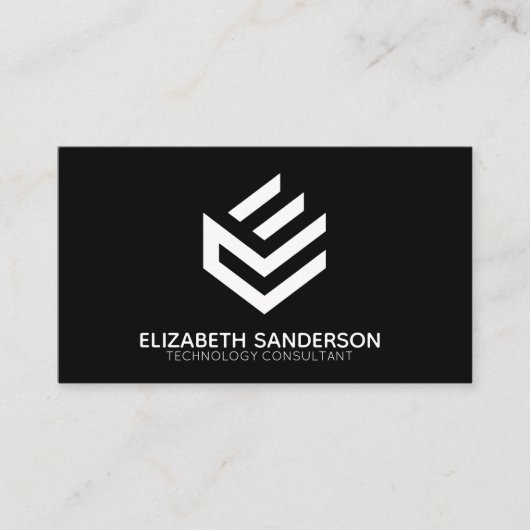 Moderne Berufliche QR CODE-Visitenkarte Visitenkarte (Vorderseite)