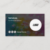 Moderne Berufliche QR-Code-Website Sozialmedien Visitenkarte (Rückseite)