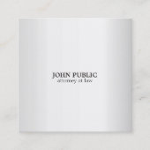 Moderne berufliche quadratische visitenkarte (Vorderseite)