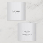 Moderne berufliche quadratische visitenkarte (Vorne/Hinten)