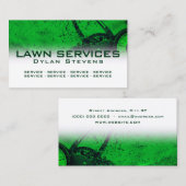 Moderne berufliche Rasenpflege Visitenkarte (Vorne/Hinten)