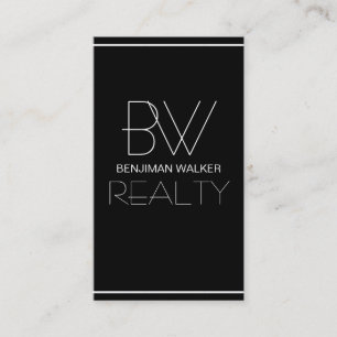 Moderne Berufliche Realty Business Card Visitenkarte