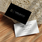 moderne berufliche Rechtsanwältin Visitenkarte