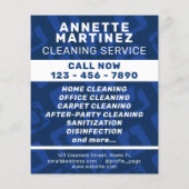 Moderne berufliche Reinigung Flyer (Hinten)