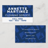 Moderne berufliche Reinigung Visitenkarte (Vorne/Hinten)