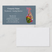 Moderne Berufliche Reinigungs-Spray-Flasche Visitenkarte (Vorne/Hinten)