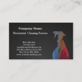 Moderne Berufliche Reinigungs-Spray-Flasche Visitenkarte (Vorderseite)