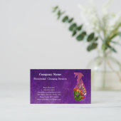 Moderne Berufliche Reinigungs-Spray-Flasche Visitenkarte (Stehend Vorderseite)